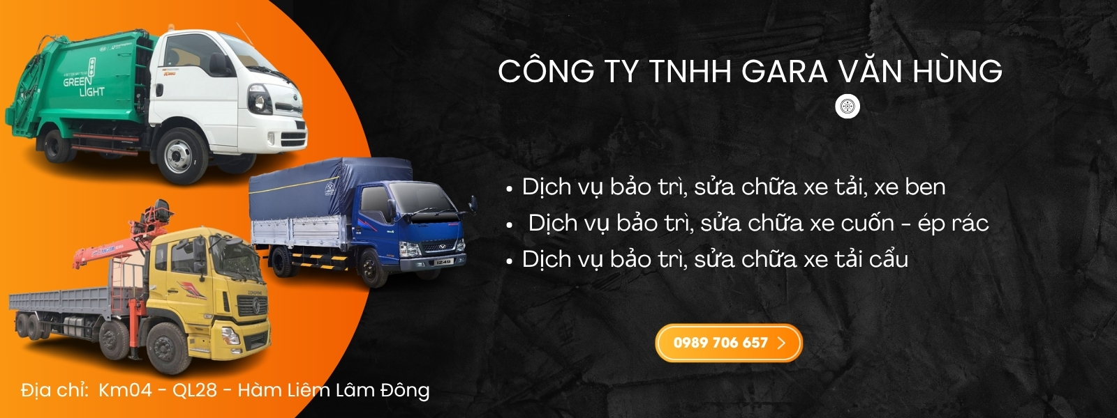 Banner văn hùng garage